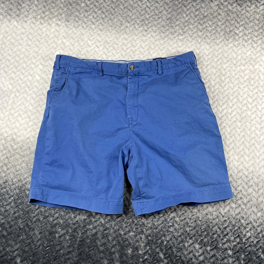 Polo Ralph Lauren Shorts Mens 40 Blue Performance Stretch Classic Fit